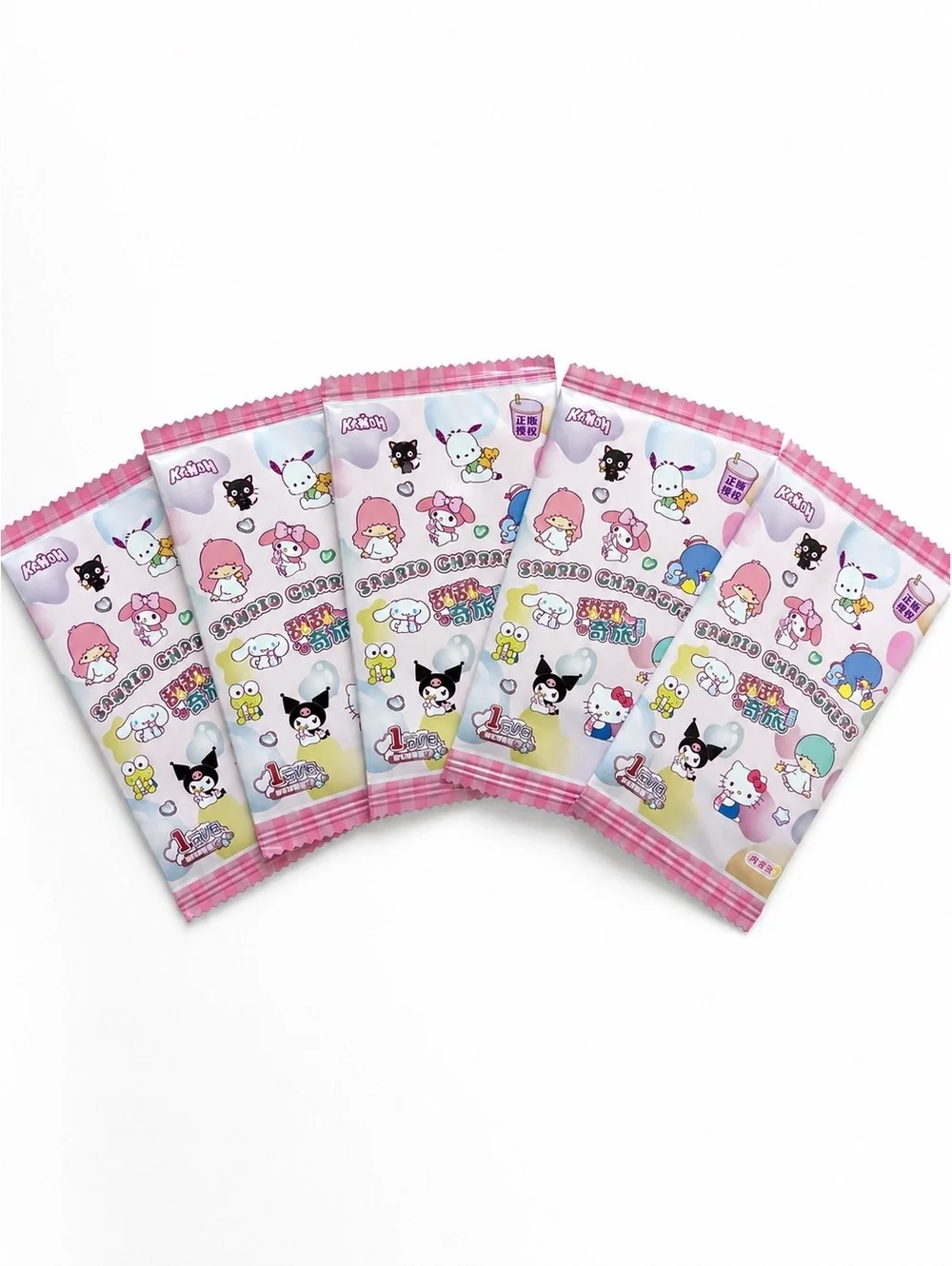 Sanrio Characters Trading Cards  – 5 Booster Packs – Chinese